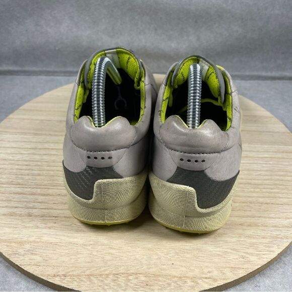 Ecco Spikeless Golf Shoes Mens EU 40 US 7 Gray Biom Hydromax Yak Leather - Picture 4 of 9